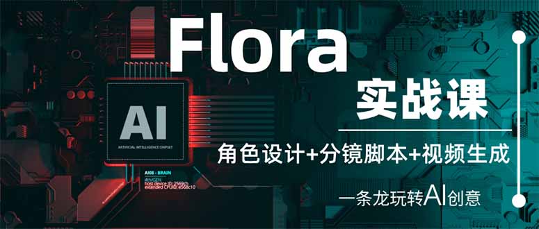 （14225期）Flora实战课：角色设计+分镜脚本+视频生成，一条龙玩转AI创意-AI搞钱研究院