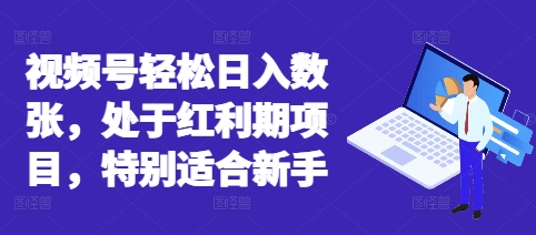 视频号轻松日入数张，处于红利期项目，特别适合新手-AI搞钱研究院